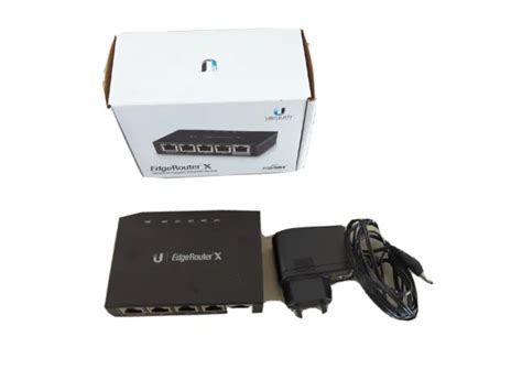 UBIQUITI EDGEROUTER X ER X 5 Port Router Managed Switch W EU PSU 29 99