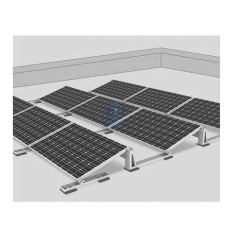 Sistema Di Staffe Di Montaggio Con Zavorra Fotovoltaica A Tetto Piano