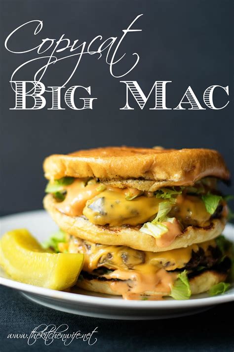 Copycat Big Mac Recipe - ~The Kitchen Wife~