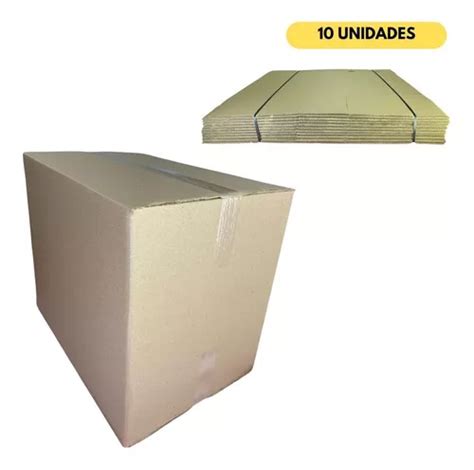 Caixas Mudança Kit 10 Unidades 60x40x50 Onda Dupla Reforçada Frete grátis