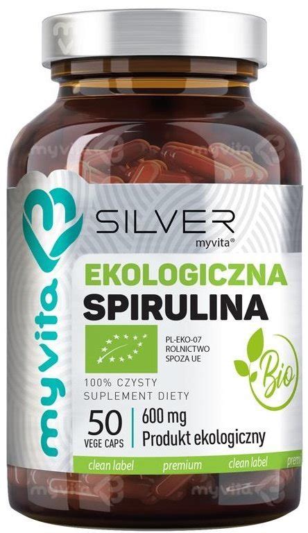 Spirulina Bio Mg Silver Pure Myvita Sklep Biokord