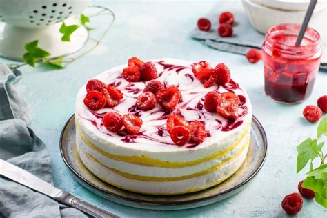 Torta Mousse Allo Yogurt E Lamponi Lucake