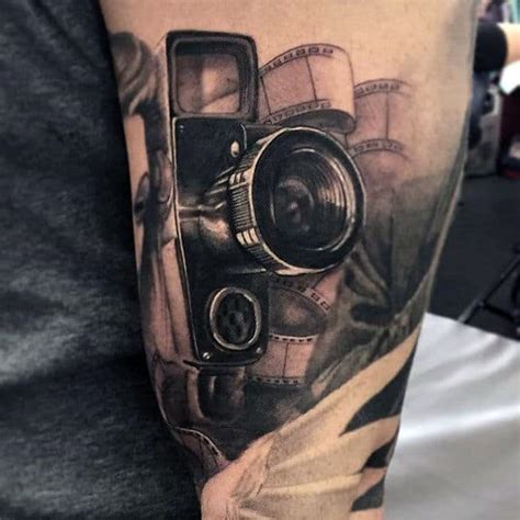 Camera Tattoo Designs For Men Inspiration Guide