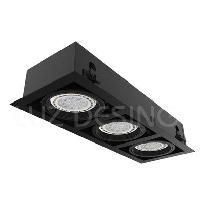 Luz Desing Spot Plafon Cardanico Negro Embutir Luces Apto Led Ar