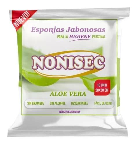 Nonisec Esponjas Jabonosas Manzanilla X Unidades Mercadolibre