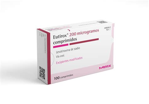 Eutirox 200 Microgramos 100 Comprimidos Farmacéuticos