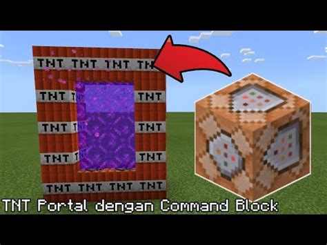 Wow Cara Membuat Portal Tnt Di Minecraft Beneran Jadi Dan Masuk Ke