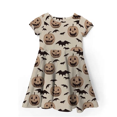 Halloween Dress Baby Toddler Kid Child Pumpkin - Etsy