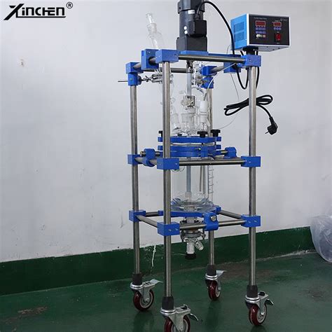 100L Factory Supply Explosion Proof Jacketed Glass Reactor China