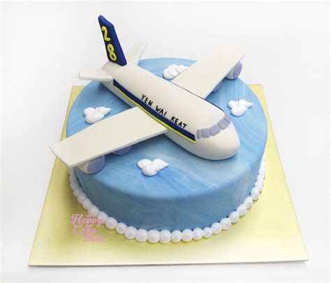 Happy Birthday Airplane Cake