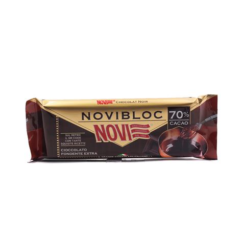 Novi Novibloc Cioccolato Fondente Extra G Paladini Otello