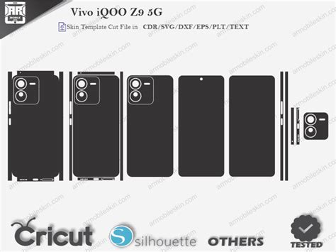 Vivo IQOO Z9x 5G Skin Template Vector ARMOBILESKIN