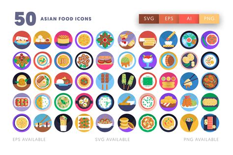 50 Asian Food Icons Dighital Icons Premium Icon Sets For All Your