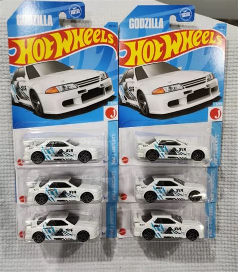 2023 HOT WHEELS Nissan Skyline GT R R32 Godzilla Lot De 6 EUR 38 45