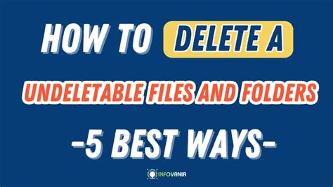 How To Force Delete A File Windows Best Ways Infovania