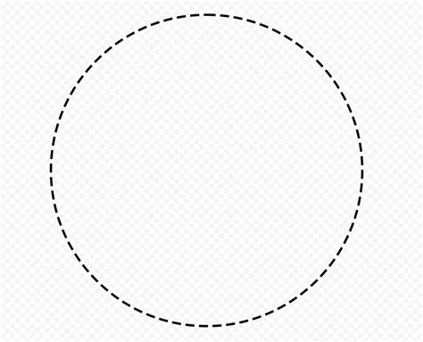 HD Circle Black Dashed Border Transparent PNG Citypng