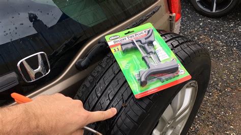 Real Time Repair Slime Tire Plug Kit I Ve Never Done This Before