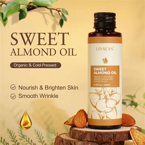 100ml Sweet Almond Oil Body Care Massage Nourish Moisturize Dry Skin