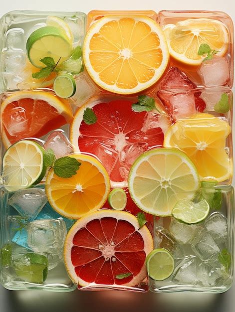 Premium Photo A Fresh Fruits With Water Splash