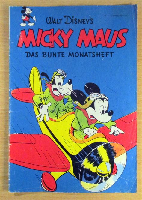 Micky Maus 1951 Heft 1 Nachdruck Als Beilage Zu Heft 32 Von 1985 Ehapa