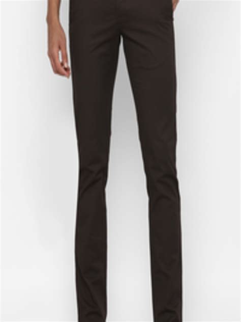 Buy Allen Solly Men Black Slim Fit Formal Trousers Trousers For Men 17309004 Myntra