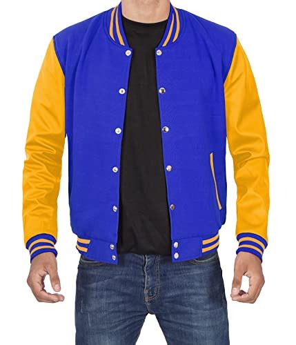 New Yorks Best Yellow And Blue Varsity Jackets