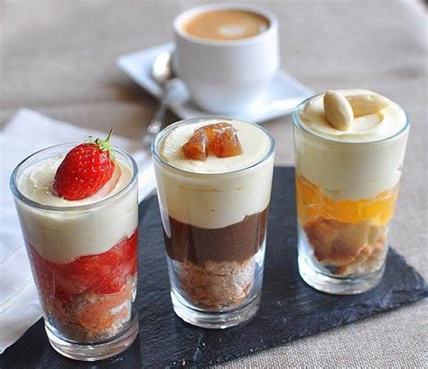 Cuisine Internationale Trio De Tiramisu En Verrine