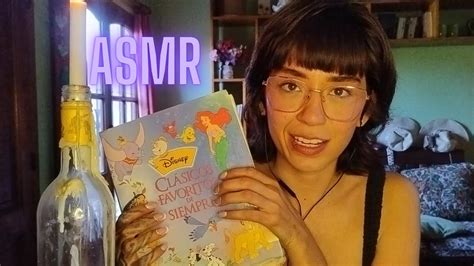 ASMR Lectura relajante de CLÁSICOS DE DISNEY 1 voz bajita