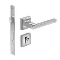 FECHADURA SLOT QUADRADA EXTERNA INOX POLIDO Trava Forte