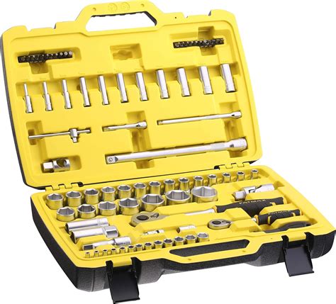 Stanley Fmmt82826 1 Coffret De Douilles ¼ ½ Cliquet 120 Dents 1