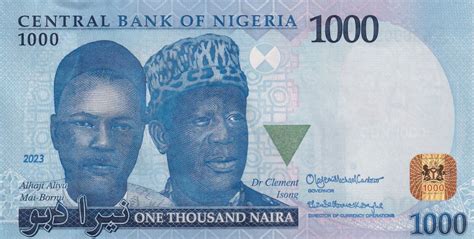 Nigeria Naira Alhajo Aliyu Mai Bornu Dr Clement Isong