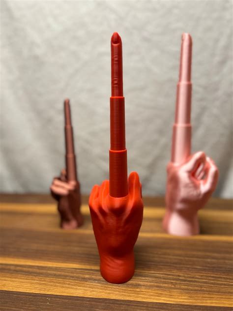 D Printed Middle Finger Extendable Middle Finger Collapsing D