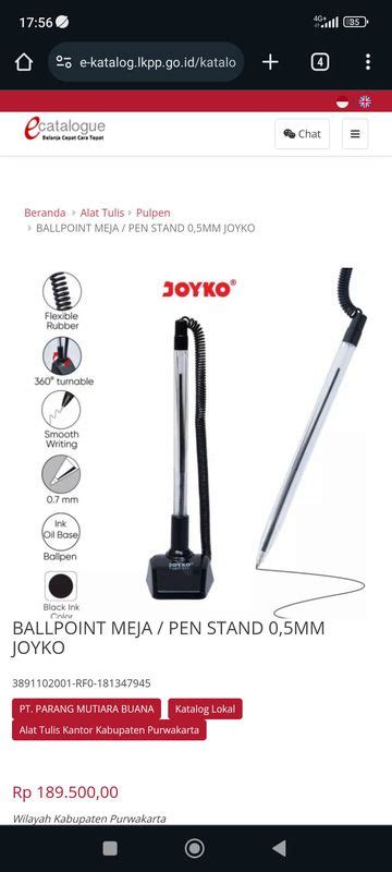 Ballpoint Meja