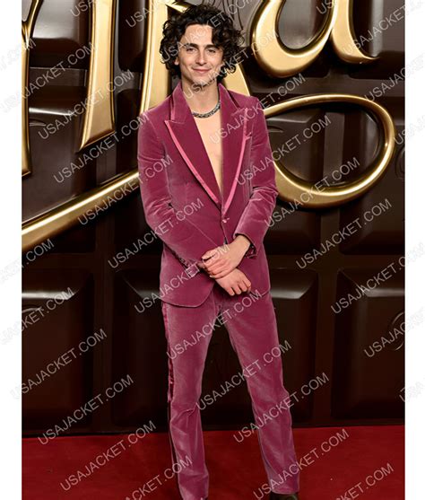 Timothée Chalamet Velvet Suit | USA Jacket