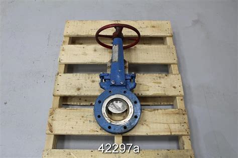 Used Fabri Valve R Hand Operated Knife Gate Valve For Sale