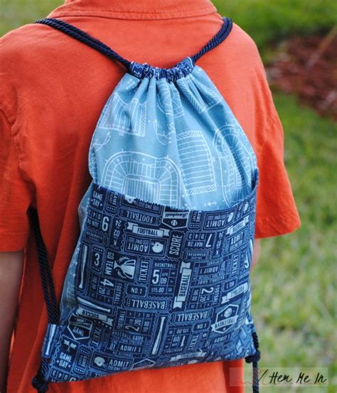 How To Make A Drawstring Backpack Uk At Laura Harris Blog