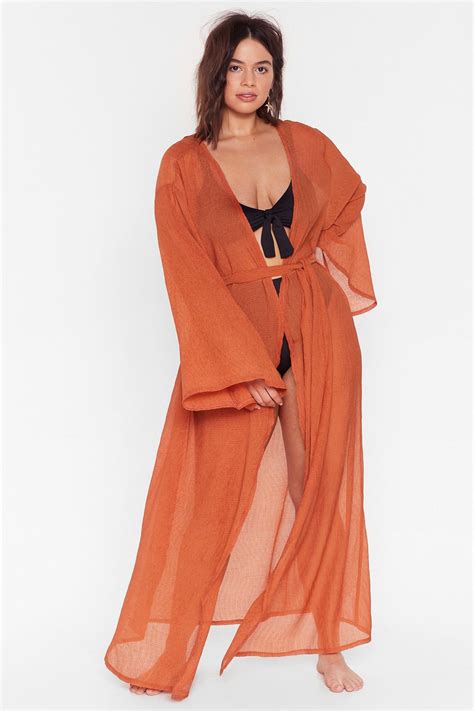 Wassup Beaches Plus Cover Up Kimono Outfit Ideen Outfit