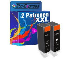 Tito Express Patronen Als Ersatz F R Canon Pgi Cli Black