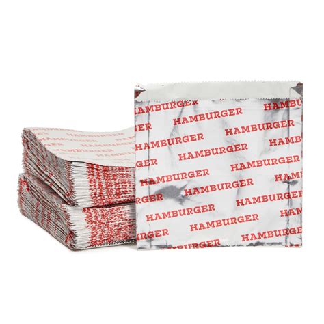 Hamburger Wrappers for Fast Food Restaurants (6.4 x 6.4 In, 200 Pieces) | Michaels