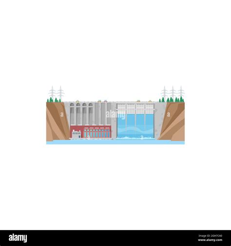 Centrale Idroelettrica Stazione Di Energia Idrica Diga Idroelettrica