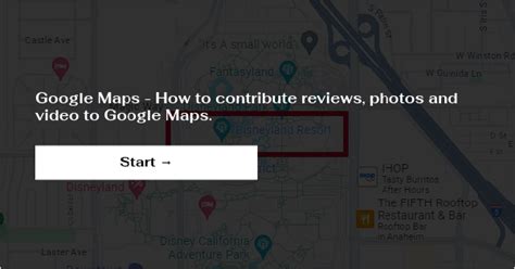 Google Maps - How to contribute reviews, photos and video to Google Maps.