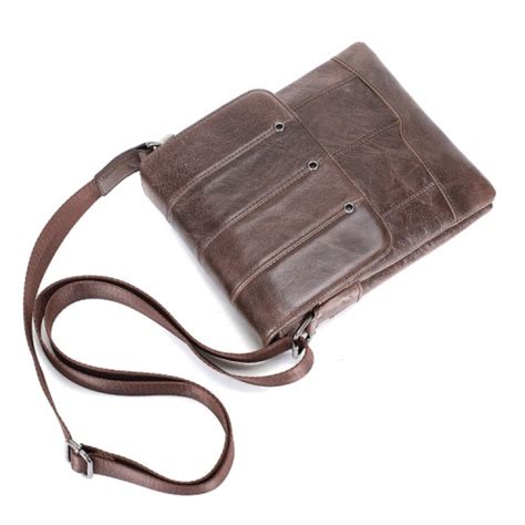 8823 Meigardass Genuine Leather Small Shoulder Bags For Men Messenger