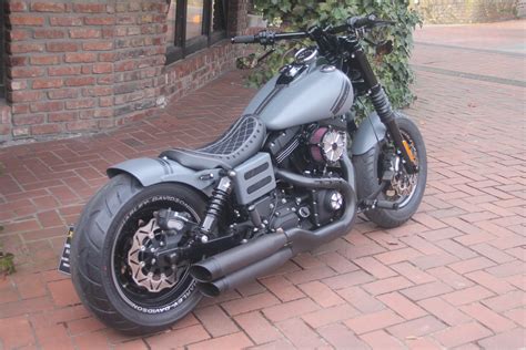 Umgebautes Motorrad Harley Davidson Dyna Fat Bob Fxdf Von X Trem