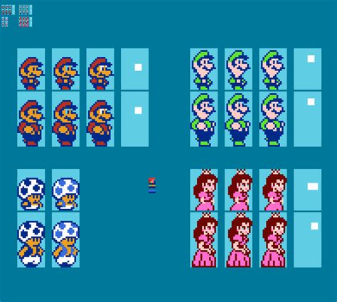 Super Mario Bros 2 Luigi Sprite