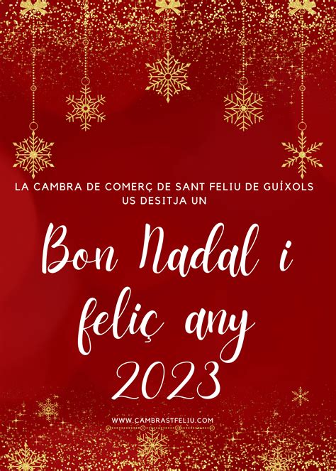 Bon Nadal i Feliç Any 2023 Cambra de Comerç de Sant Feliu de Guíxols