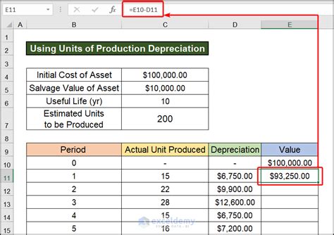 How to Apply Declining Balance Depreciation Formula in Excel: 6 Examples