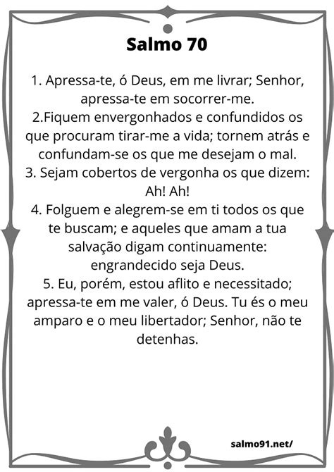 Salmo 70 Oração para intervenção divina urgente! Peça ajuda a Deus!