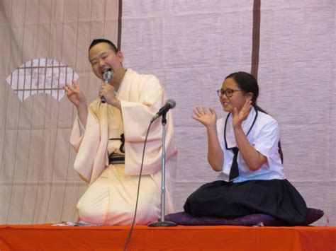 5月30日木芸術鑑賞教室古典芸能ｰ落語・寄席囃子 竜王北中学校