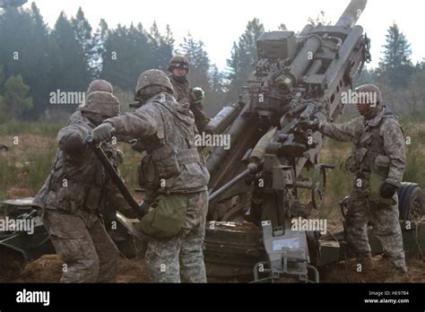 Soldiers Of 1st Battalion 37th Field Artillery Regiment 2nd Division