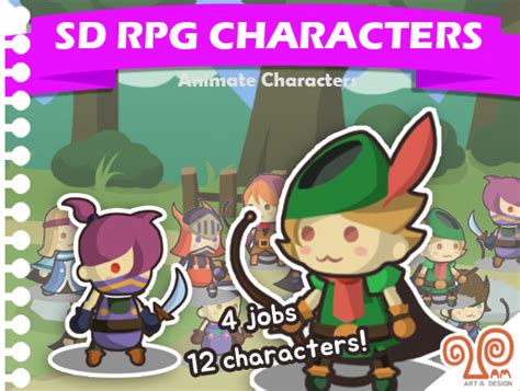 Sd Rpg Character Pack Unity Assetstore概要 优惠信息 Beta